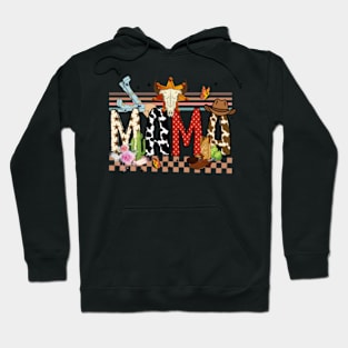 Mama Western Cowboy Gift For Women Mothers Day Hoodie